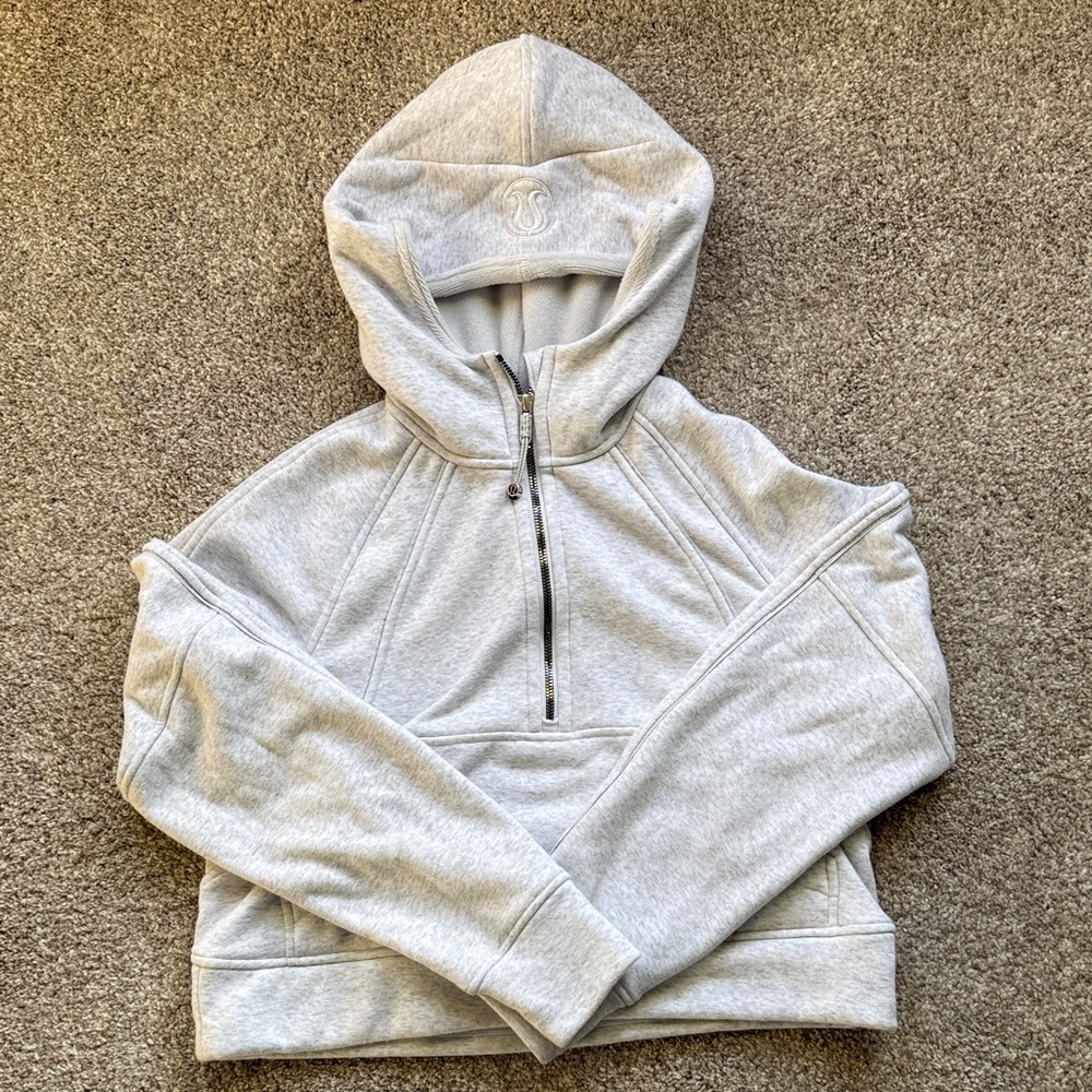 Lululemon half zip scuba hoodie